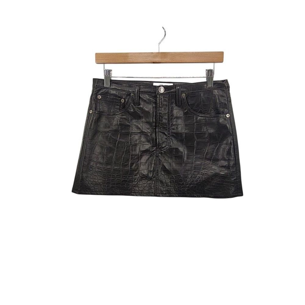 Agolde Women Keira Mini Skirt Blue 26